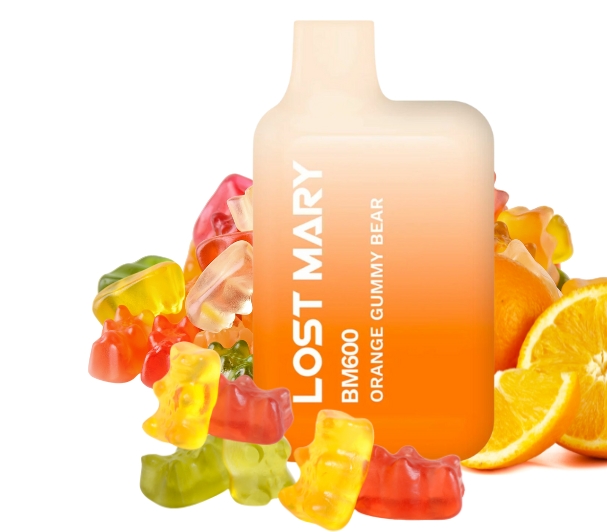 The Lost Mary BM600 600 Puffs in Orange Gummy Bear: A Burst of Playful Nostalgia for the Kiwi Vaper