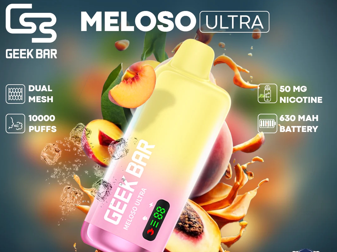 The Geek Bar Meloso Ultra 10000 Puffs Vape: A Nectarine Revolution Down Under